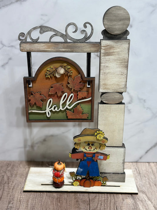 Fall Sign with Post Blank