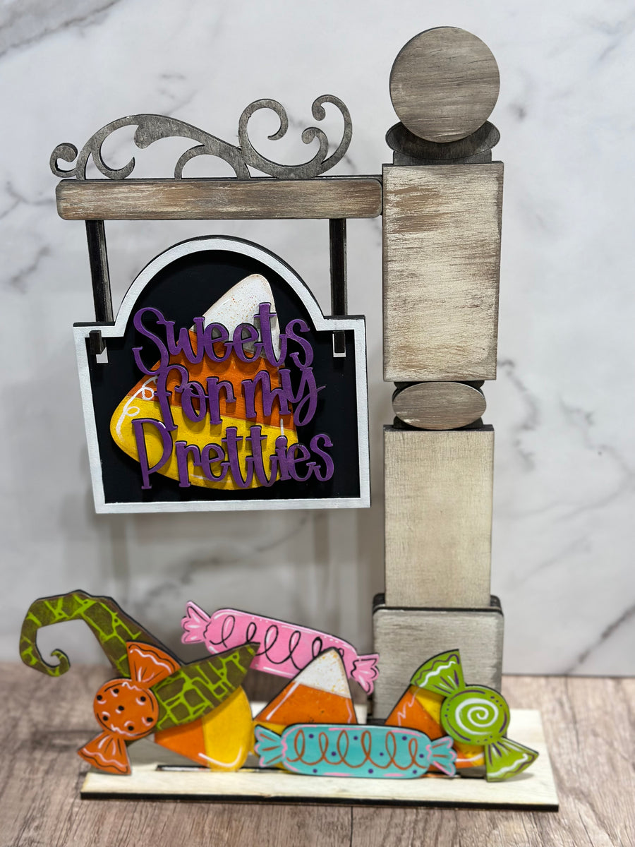 Sweet for my pretties Sign with Post Blank – Creations by Griffin Design